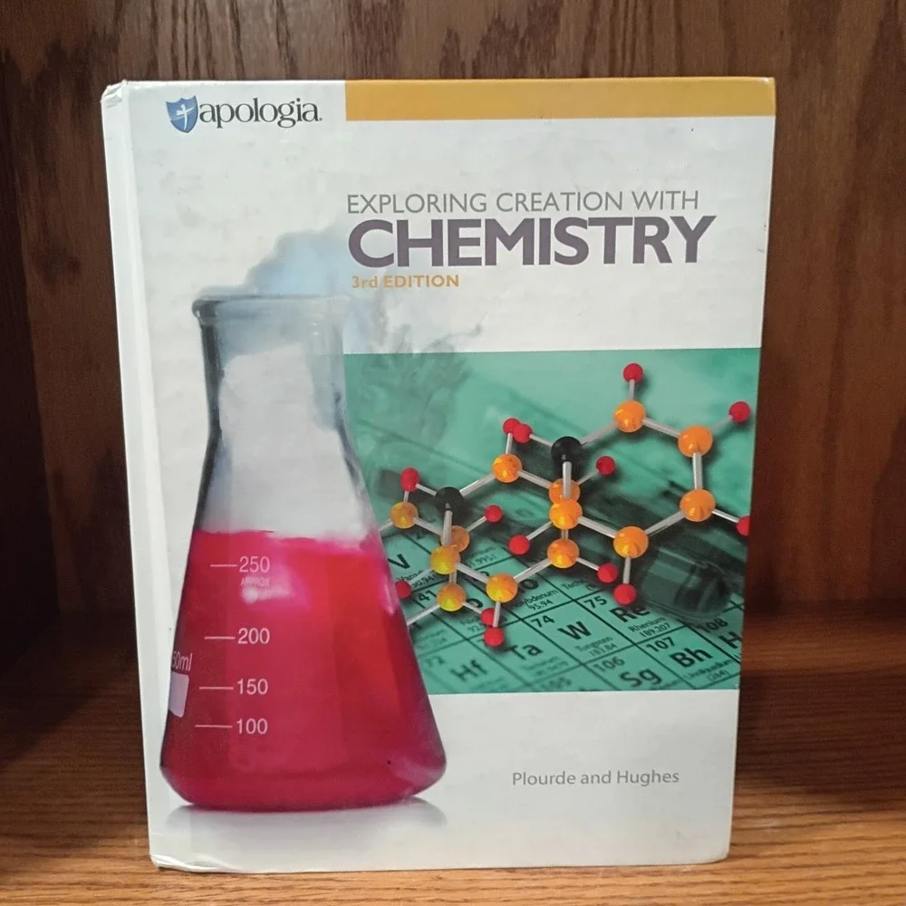 Both Apologia Exploring Creation with Chemistry 3rd Edition Textbook, Solutions